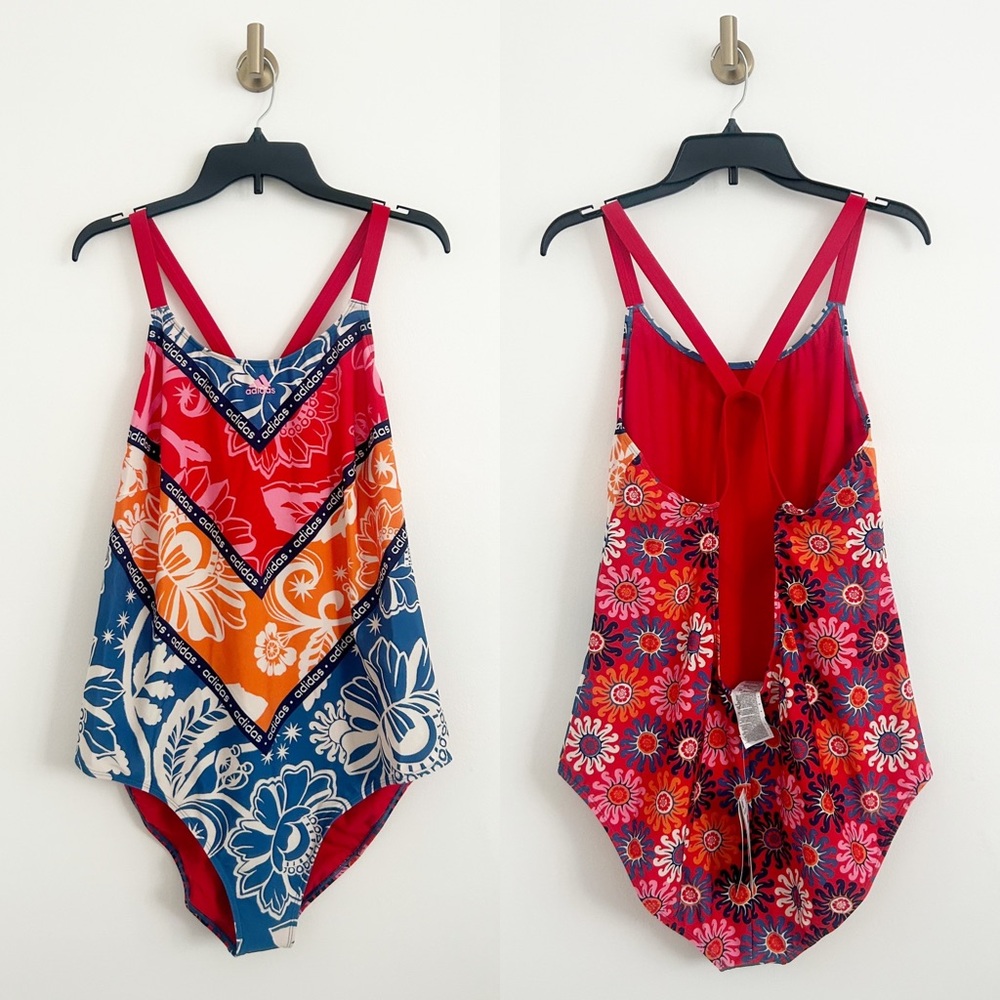 NEW Farm Rio Adidas One Piece Swimsuit Size 4X - Picture 9 of 9